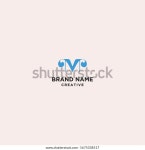 우아한 고정 문자 M 로고 디자인 스톡 벡터(로열티 프리) 1675338517 | Shutterstock