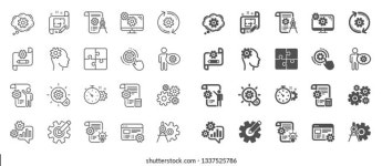 엔지니어링 라인 아이콘입니다.Idea Bulb, Divders 도구 스톡 벡터(로열티 프리) 1337525786 | Shutterstock
