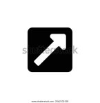 외부 링크 정사각형 대체 아이콘흰색 배경에 스톡 벡터(로열티 프리) 2062101938 | Shutterstock