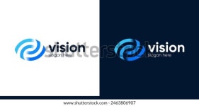 아이 테크 로고 디자인. 글로벌 비전 스톡 벡터(로열티 프리) 2463806907 | Shutterstock