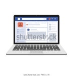 페이스북 웹 페이지, SNS를 사용하다 스톡 벡터(로열티 프리) 730561270 | Shutterstock