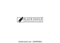 블랙 이글 로고 스톡 벡터(로열티 프리) 609893726 | Shutterstock