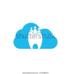 패밀리 덴탈 클라우드 모양 개념 로고 스톡 벡터(로열티 프리) 2143480427 | Shutterstock