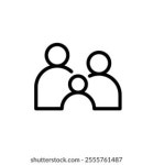 Family Flat Icon Black White Vector 스톡 벡터(로열티 프리) 2555761489 | Shutterstock