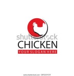 흰색 배경에 격리된 팜 치킨 레이블 스톡 벡터(로열티 프리) 1893219154 | Shutterstock