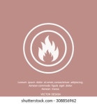 Flame Fireicon 스톡 벡터(로열티 프리) 493988491 | Shutterstock