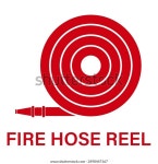 소방 호스 릴 기호 기호. 흰색 스톡 벡터(로열티 프리) 2490447167 | Shutterstock