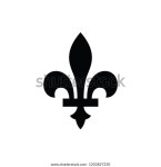 플뢰르 드 리스 또는 릴리 꽃 스톡 벡터(로열티 프리) 1203827230 | Shutterstock