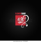 꽃 장미 샵 개념 디자인 스톡 벡터(로열티 프리) 279446069 | Shutterstock