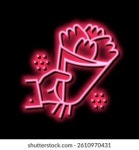 Clover Luck Holding Hand Lotto Neon 스톡 벡터(로열티 프리) 2611495865 | Shutterstock