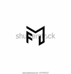 FM,MF 문자 로고 디자인 스톡 벡터(로열티 프리) 1577953117 | Shutterstock
