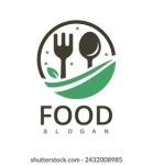 음식 로고. 디자인 메뉴 레스토랑 또는 스톡 벡터(로열티 프리) 2432008987 | Shutterstock