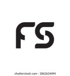 FS 초기 문자 로고 템플릿 벡터 스톡 벡터(로열티 프리) 1613421016 | Shutterstock
