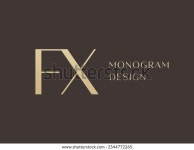 FX 문자 로고 아이콘 디자인. 클래식 스톡 벡터(로열티 프리) 2544772265 | Shutterstock