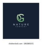 C 편지 리프 로고 아이콘 디자인 스톡 벡터(로열티 프리) 1802881066 | Shutterstock