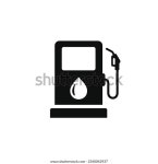 주유소 아이콘 자동차 연료 아이콘 흰색 스톡 벡터(로열티 프리) 2340042937 | Shutterstock