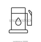주유소 아이콘 - 휘발유 펌프 아이콘 스톡 벡터(로열티 프리) 2333639281 | Shutterstock