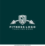 Gd Initial Monogram Fitnes Gym Logo 스톡 벡터(로열티 프리) 2594178079 | Shutterstock