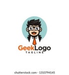 Geek Nerd 로고 주식 벡터 스톡 벡터(로열티 프리) 1310794154 | Shutterstock