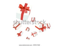 하늘에서 떨어지는 선물 상자 스톡 벡터(로열티 프리) 190917284 | Shutterstock
