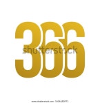 Gold 366 Number Design Vector 스톡 벡터(로열티 프리) 1606580971 | Shutterstock