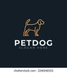 애완동물 가게 및 동물 진료소용 골드독 스톡 벡터(로열티 프리) 2240240101 | Shutterstock