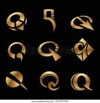 검정색 배경에 있는 골든 광택 문자 스톡 벡터(로열티 프리) 2237847545 | Shutterstock