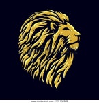 골든 라이언 헤드 벡터 로고 디자인 스톡 벡터(로열티 프리) 1731704908 | Shutterstock