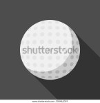 긴 그림자를 가진 골프 볼 아이콘플랫 스톡 벡터(로열티 프리) 304461059 | Shutterstock