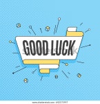 Good Luck Retro Design Element Pop 스톡 벡터(로열티 프리) 642171997 | Shutterstock