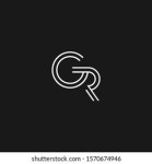 로고 및 아이콘에 대한 GR 또는 스톡 벡터(로열티 프리) 1570674946 | Shutterstock