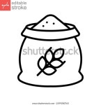 그레인 백 아이콘 밀 봉지, 농업, 스톡 벡터(로열티 프리) 2199200763 | Shutterstock