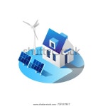 친환경 에너지 및 친환경 현대적인 홈태양열 스톡 벡터(로열티 프리) 739157857 | Shutterstock