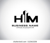 H M 초기 로고 개념(빌드 템플릿 스톡 벡터(로열티 프리) 1123613258 | Shutterstock