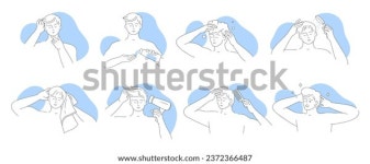 머리는 사람을 돌보고, 선 아이콘은 벡터 스톡 벡터(로열티 프리) 2372366487 | Shutterstock