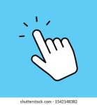Hand Click Linear Icon Finger Cursor 스톡 벡터(로열티 프리) 1471353188 | Shutterstock