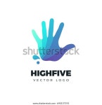 손 벡터 로고색상형 벡터 그림하이 파이브 스톡 벡터(로열티 프리) 640137193 | Shutterstock