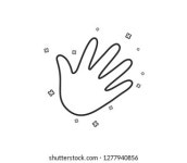 상호 작용 아이콘, 버튼 클릭 핑거, 스톡 벡터(로열티 프리) 2377911435 | Shutterstock