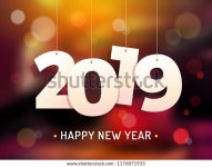 Happy 2019 New Years Eve Celebration 스톡 벡터(로열티 프리) 1176871933 | Shutterstock