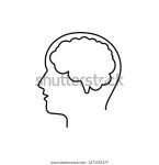 머리, 뇌, 사람 머리 아이콘 스톡 벡터(로열티 프리) 2271555177 | Shutterstock