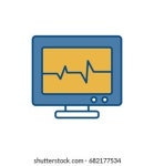 노트북 라인 내부의 펄스 및 채우기 스톡 벡터(로열티 프리) 1678364248 | Shutterstock