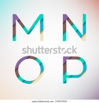 Heavy Bold Colorful Letters M N 스톡 벡터(로열티 프리) 149347445 | Shutterstock