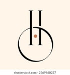 H logo design 사진 및 이미지 | Shutterstock