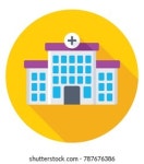 Hospital Flat Colored Icon 스톡 벡터(로열티 프리) 787676386 | Shutterstock
