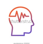 사람 머리 펄스 아이콘, 의료 뇌 스톡 벡터(로열티 프리) 1994033618 | Shutterstock