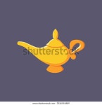 지니 램프 그림 스톡 벡터(로열티 프리) 2526541889 | Shutterstock