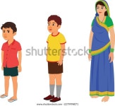 사리에 있는 인디언 마을 여자와 이야기를 스톡 벡터(로열티 프리) 2279998071 | Shutterstock