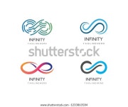 Infinity Logo Vector Template 스톡 벡터(로열티 프리) 1233863584 | Shutterstock