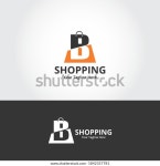 초기 B Shop 로고 디자인 템플릿 스톡 벡터(로열티 프리) 1842357781 | Shutterstock