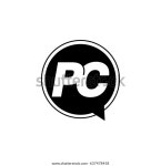 Initial Letter Logo Pc Inside Speech 스톡 벡터(로열티 프리) 637478458 | Shutterstock
